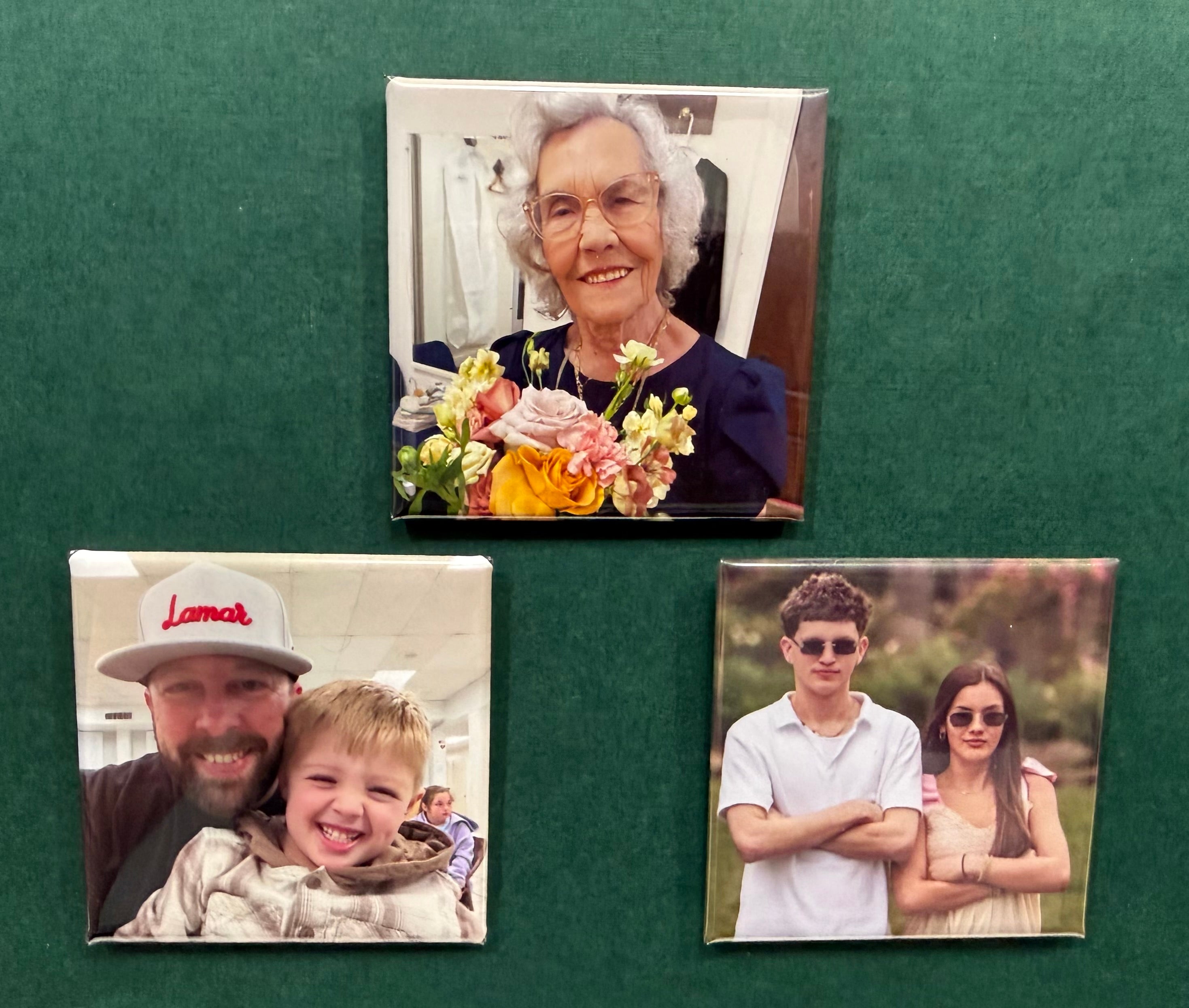 2 X 2 Custom Photo Magnet Set - Set of 6