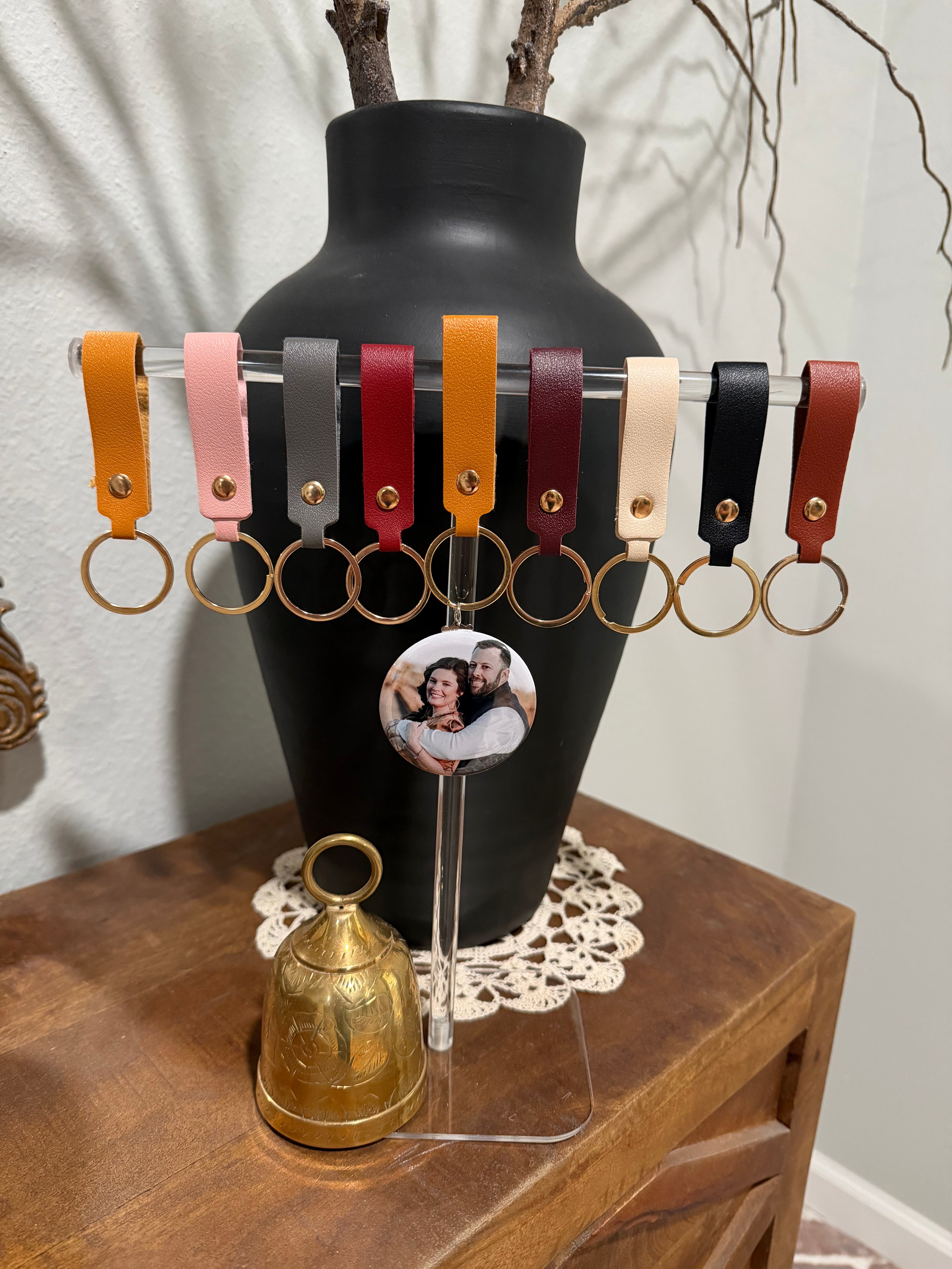 Custom Photo Keychains - Round
