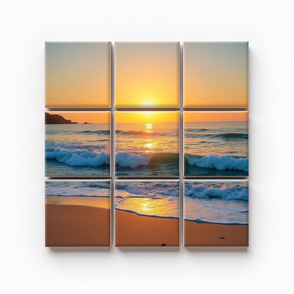 2 x 2 Puzzle Photo Magnet