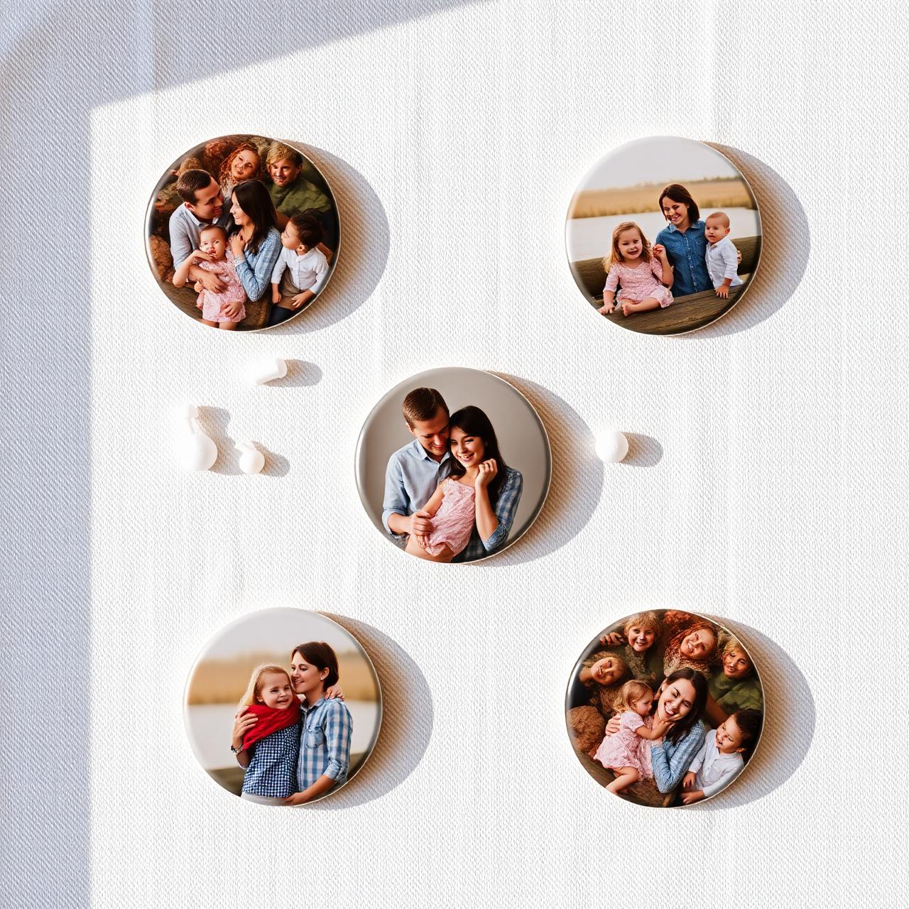 Round Custom Photo Magnet - 2.25"